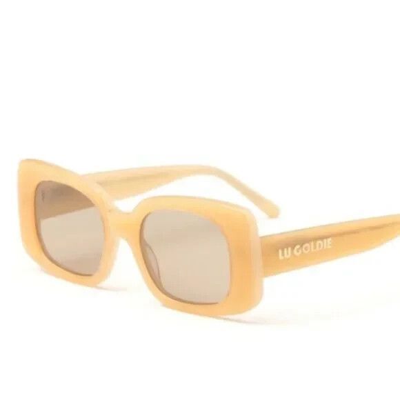 Lu Goldie Coco Sunglasses Yellow/Honey/Beige Great Gift main image 5
